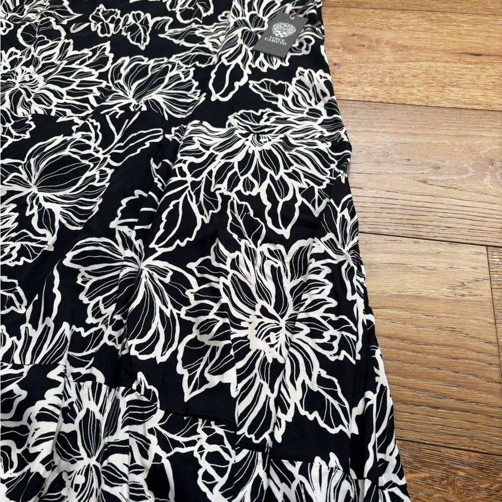 Vince Camuto Plus size Black Floral Maxi Dress xxl - Picture 3 of 6